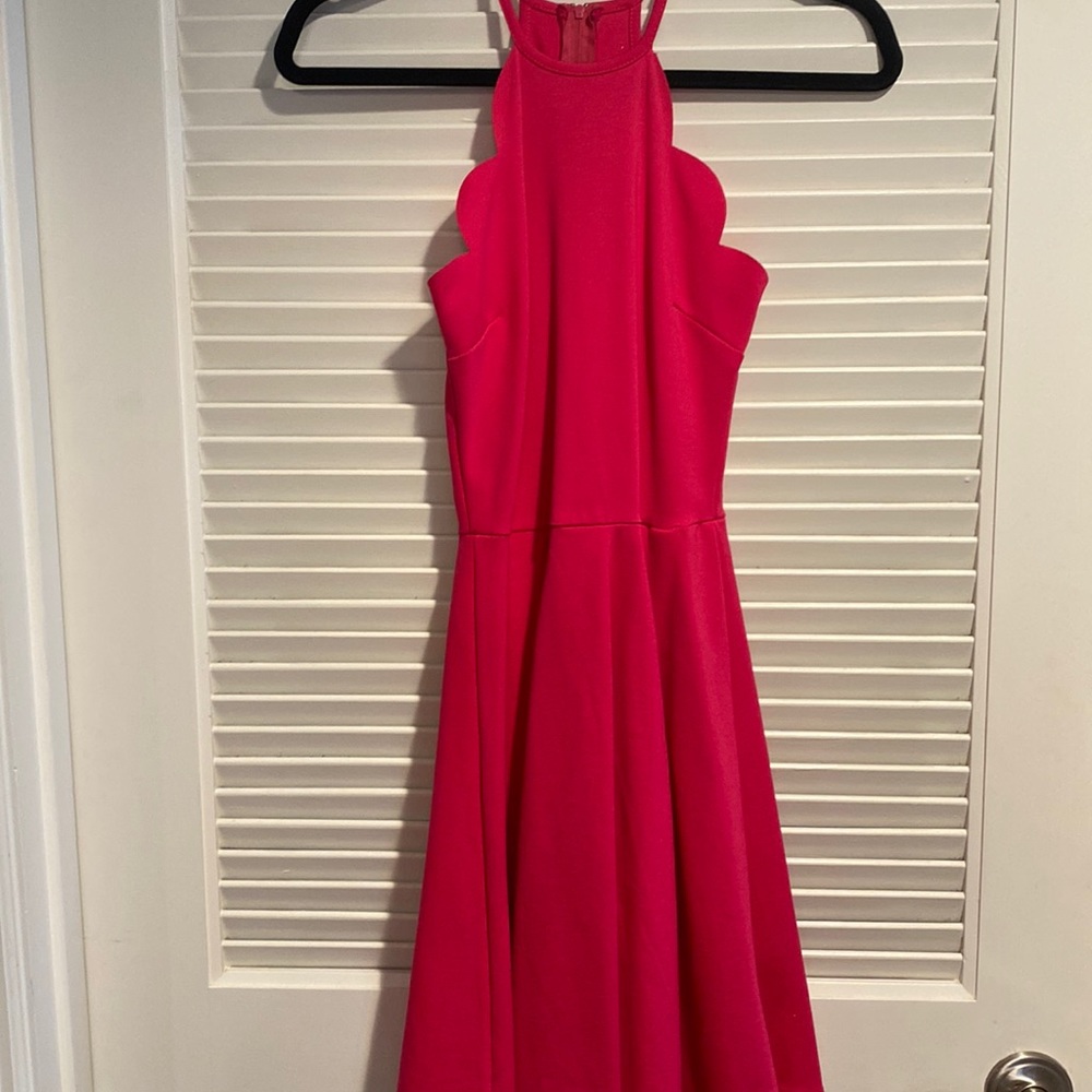 Hot pink adorable dress! Super flattering!